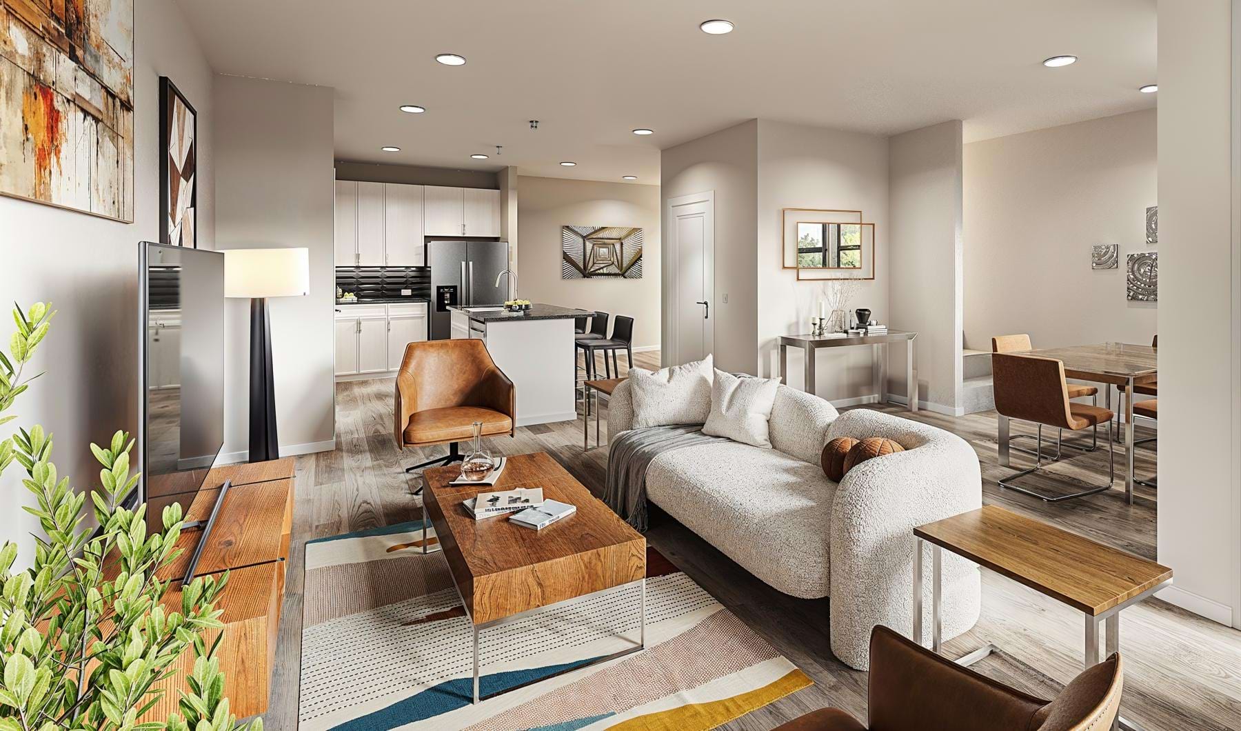 Amplify Tomball living room space